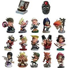 ミニフィギュアコレクションEX キャラヒーローズ ジョジョの奇妙な冒険 vol.1 第2部 戦闘潮流 シークレット・特典 石仮面含む 全17種セット