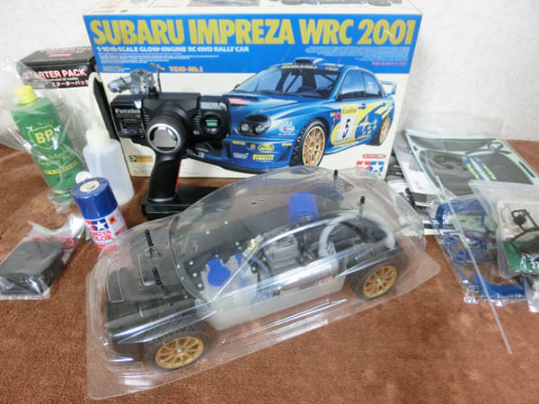 タミヤ 車ラジコン スバル インプレッサ 1/10 WRC2001 ラジコン 未走行