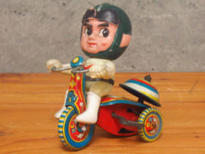 スーパージェッター ブリキ 三輪車 当時物 レトロ 玩具