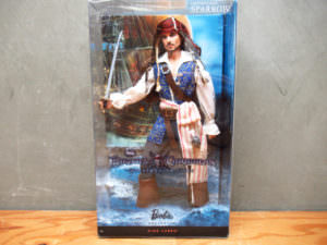 未開封 フィギュア バービー人形 Barbie COLLECTOR T7654 パイレーツ オブ カリビアン ジャックスパロウ Jack Sparrow