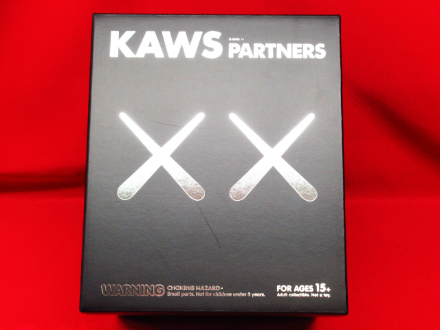 KAWS カウズ Partners パートナー Vinyl Figure Grey originalfake