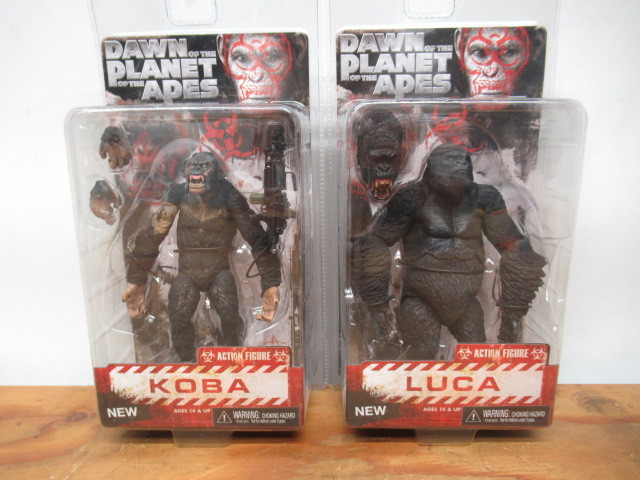 NECA DAWN OF THE PLANET OF THE APES フィギュア LUCA ルカ KOBA コバ