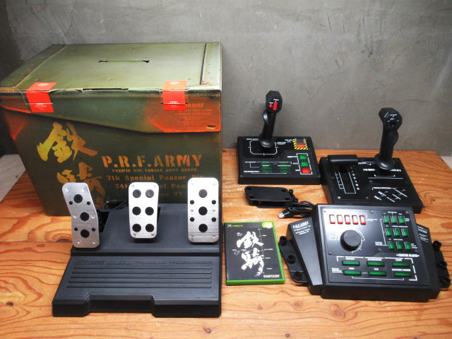 XBOX 鉄騎 P.R.F.ARMY 専用コントローラー カプコン CAPCOM 箱付き