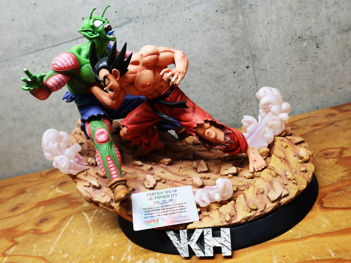 VKH STUDIOS ドラゴンボール DRAGON BALL フィギュア 孫悟空VSピッコロ 完成品 ガレージキット ガレキ 証明カード付属 Thumbnail